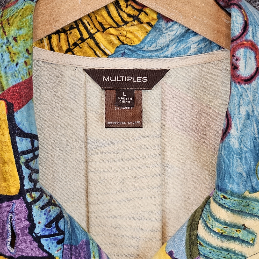 "Multiples" Artsy Abstract Patchwork Statement Ja… - image 4